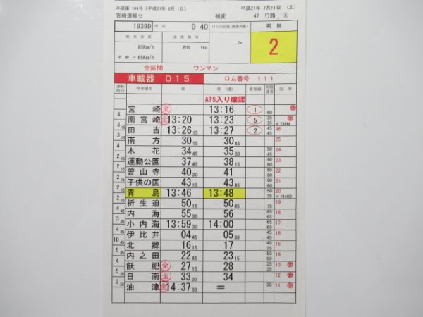 宮崎運輸センター 志布志線 バラ5枚組