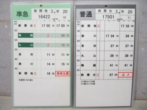 神戸電鉄　平19/平20揃い(快速入り)