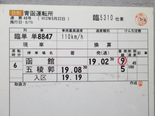 青函運転所　臨5310仕業揃い
