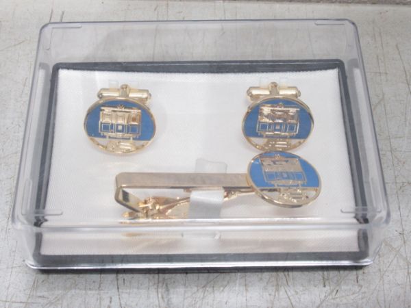 大阪市営地下鉄 開通50周年 ネクタイピン・カフスボタン