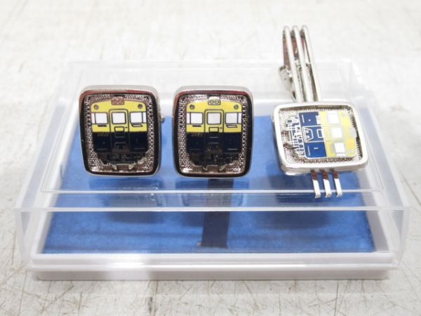 山陽電車 特急3000系 ネクタイピン・カフスボタン